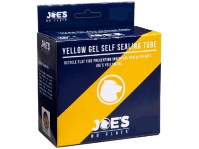 Joe's No Flats Yellow Gel Self Sealing Inner Tube 27.5 x 1.90-2.35 Presta