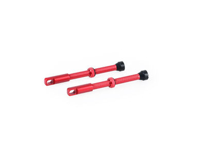 Oxford Tubeless Alloy Valve 48mm  Red  click to zoom image