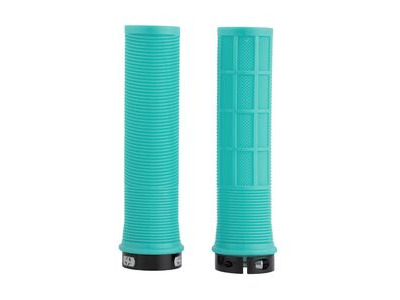 Oxford Driver Lock-on MTB Grips  Turquoise  click to zoom image