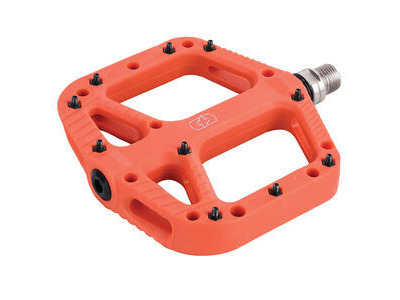 Oxford Loam 20 Nylon Flat Pedals  Orange  click to zoom image