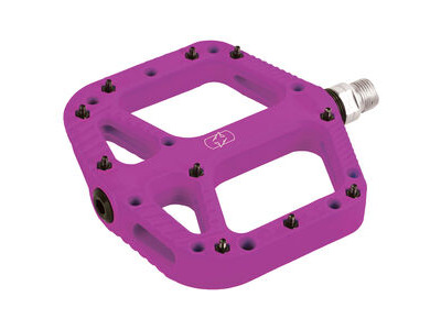 Oxford Loam 20 Nylon Flat Pedals  Purple  click to zoom image