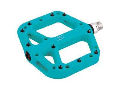 Oxford Loam 20 Nylon Flat Pedals  Turquiose  click to zoom image