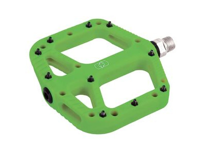 Oxford Loam 20 Nylon Flat Pedals  Green  click to zoom image