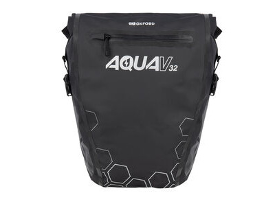 Oxford Aqua V 32 Double Pannier Bag Black