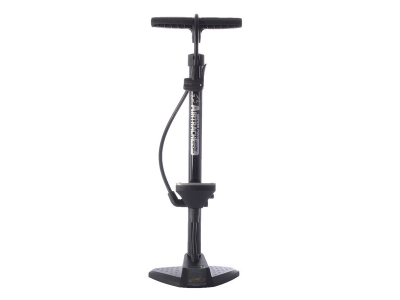 Oxford Airtrack Workshop+ Steel Floor Pump with Gauge click to zoom image