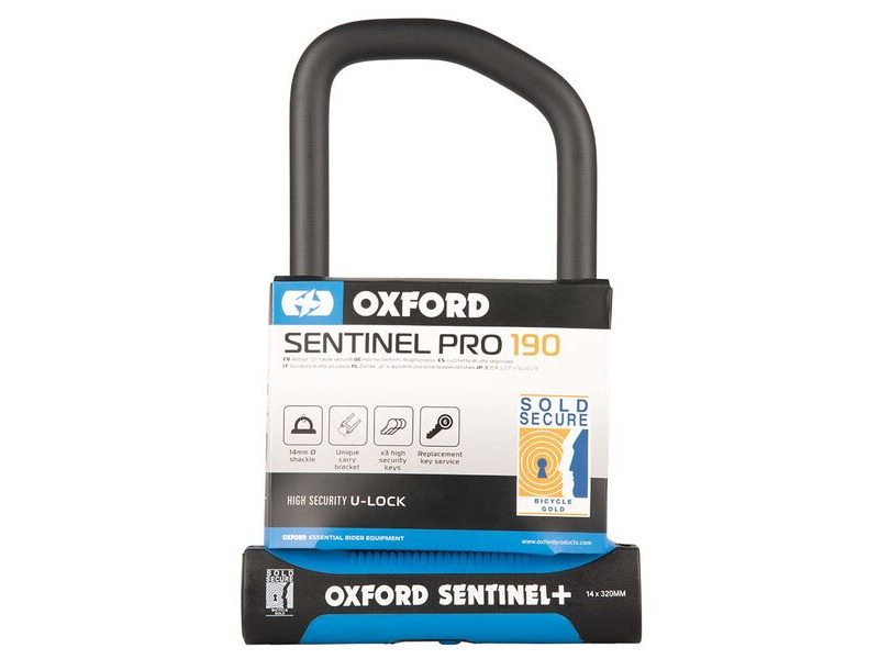 Oxford Sentinel Pro U-Lock click to zoom image