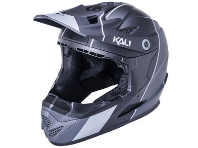 Kali Zoka Stripe Full Face Helmet M Black/Grey  click to zoom image